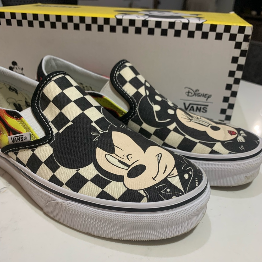 Vans x Disney slip ons
